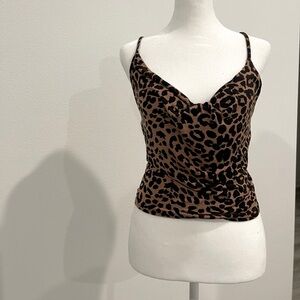 Cheetah print top